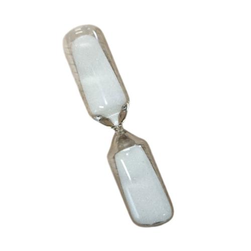 Sablier miniature sable blanc