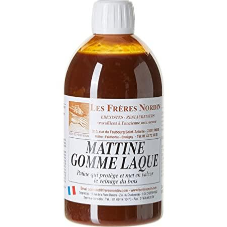 Mattine gomme laque