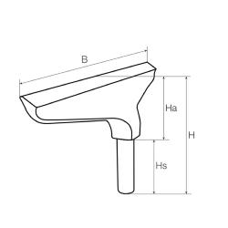 Porte outils en 350 mm