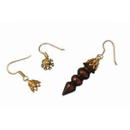 BOUCLES D'OREILLES DOREES PAR 10