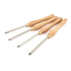 Kit 4 outils à pastille carbure - Basic Line